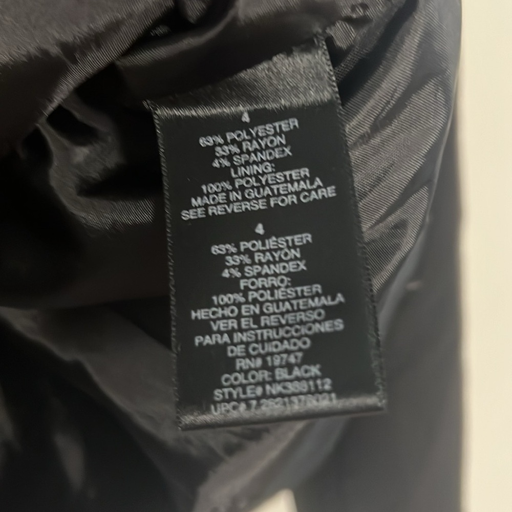 Norma Kamali single breasted blazer black size 4 - Picture 10 of 11